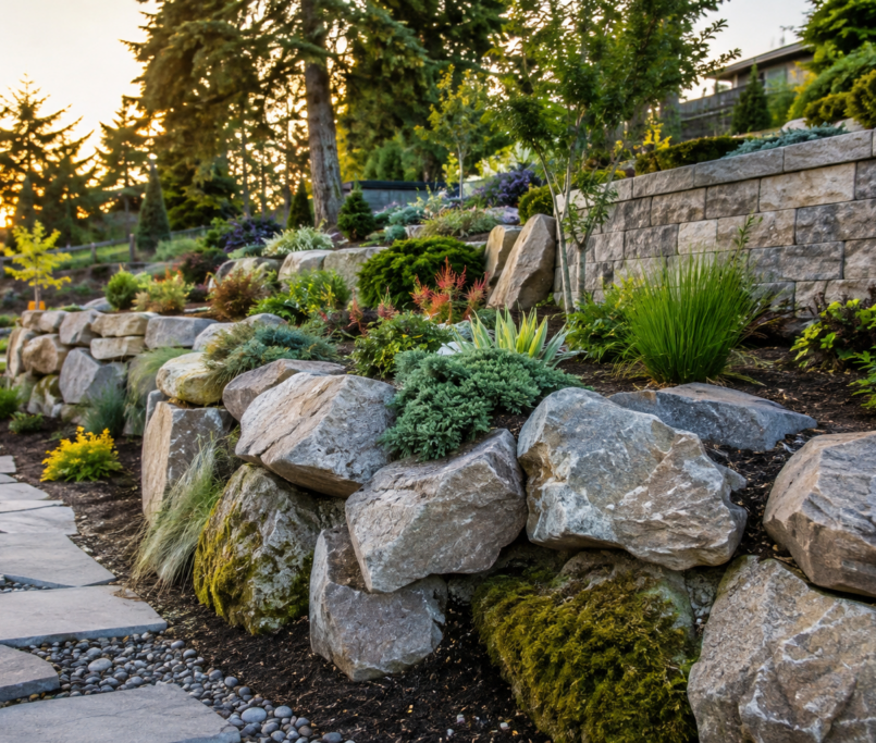 Rock Landscaper Guide Rockery Walls vs Retaining Wall